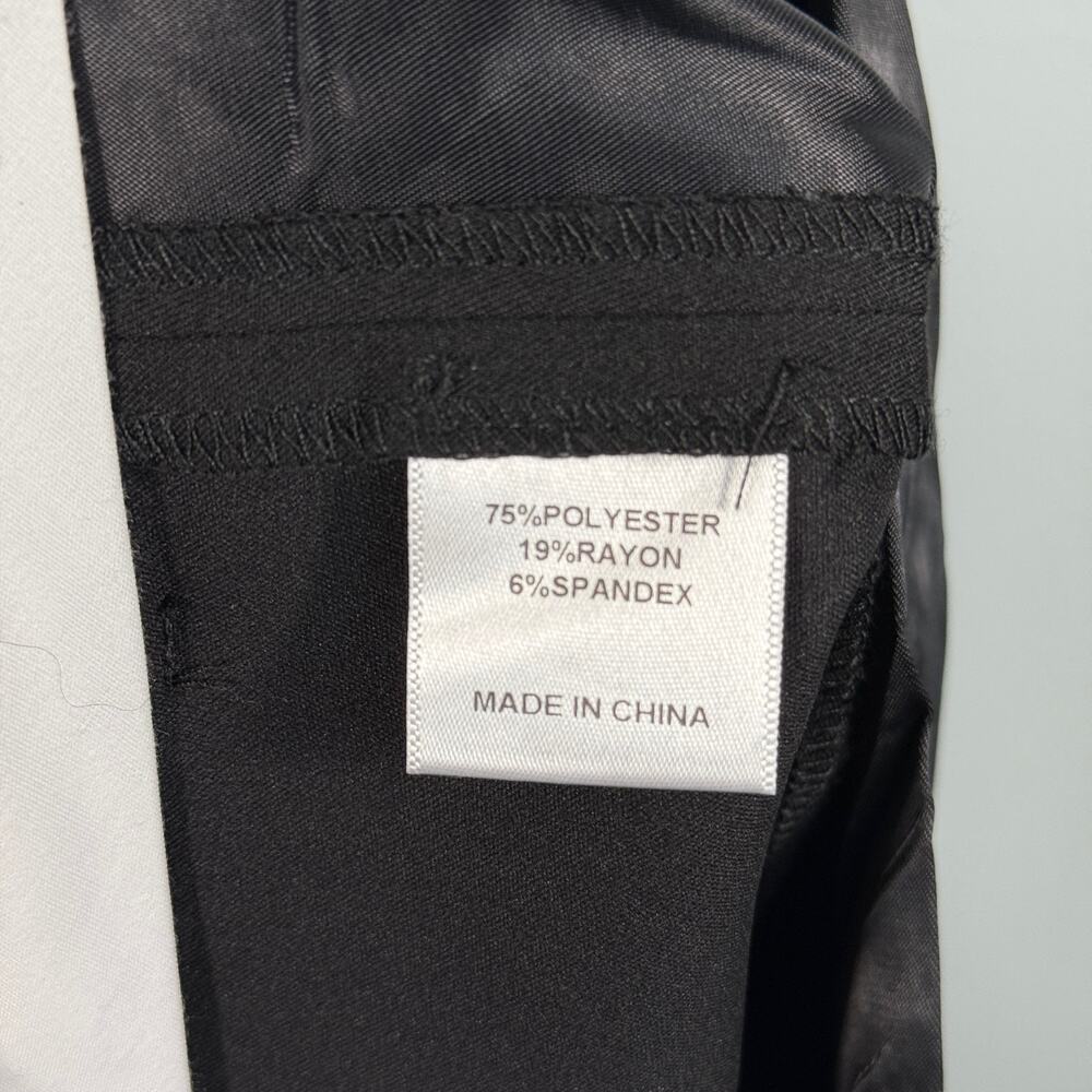 BOA Longline Dad Trousers Oversized Tailored Pleated Black Pants L NWOT - Picture 4 of 7